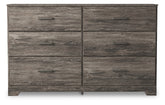 Tampa Furniture Outlet Lutz - Ashley Furniture - Ralinksi Bedroom - Six Drawer Dresser / Gray - B2587-31